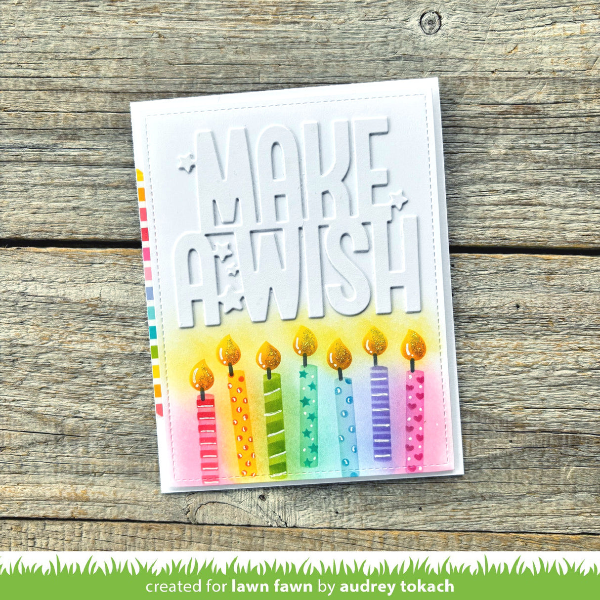 birthday candles stencils
