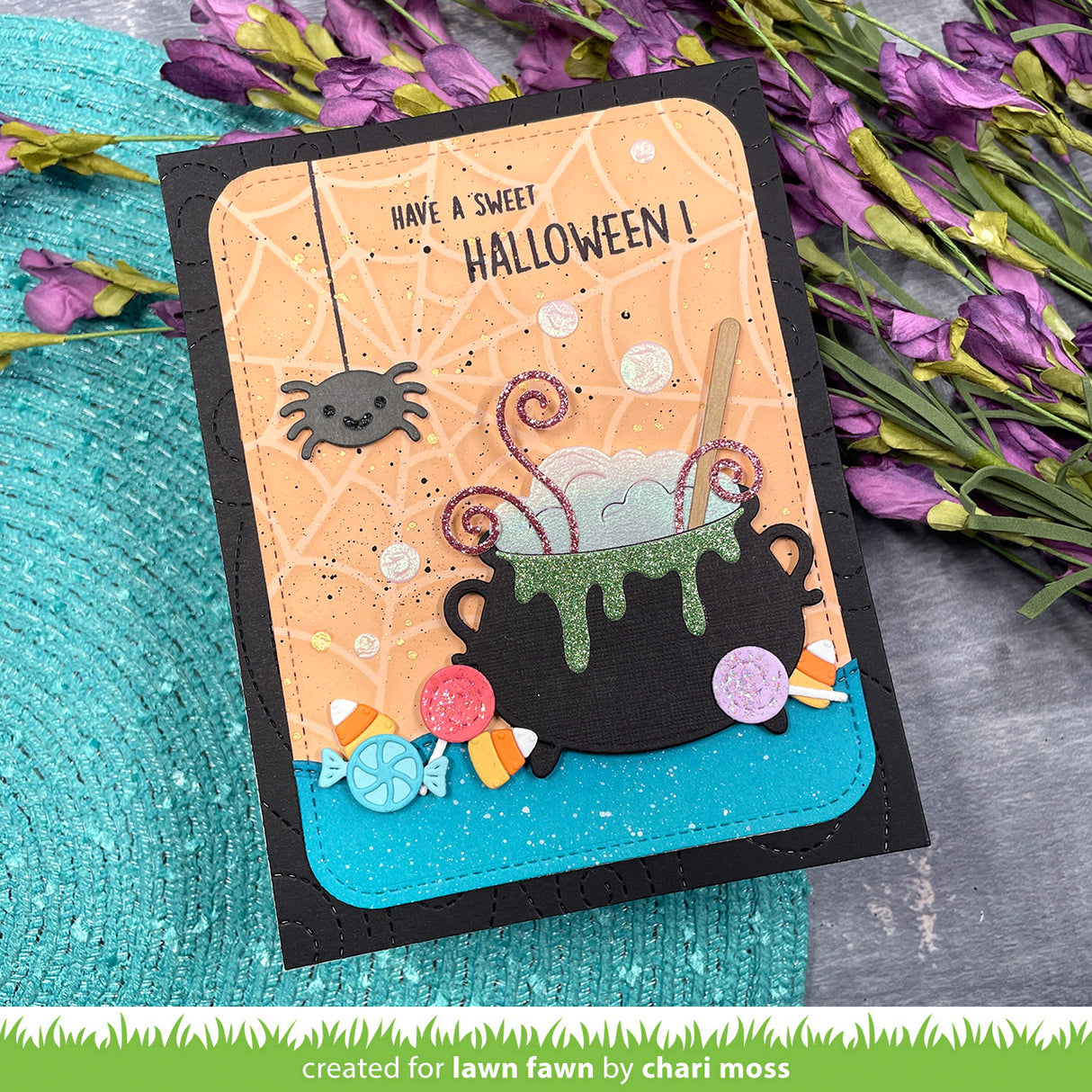 spiderweb background stencils