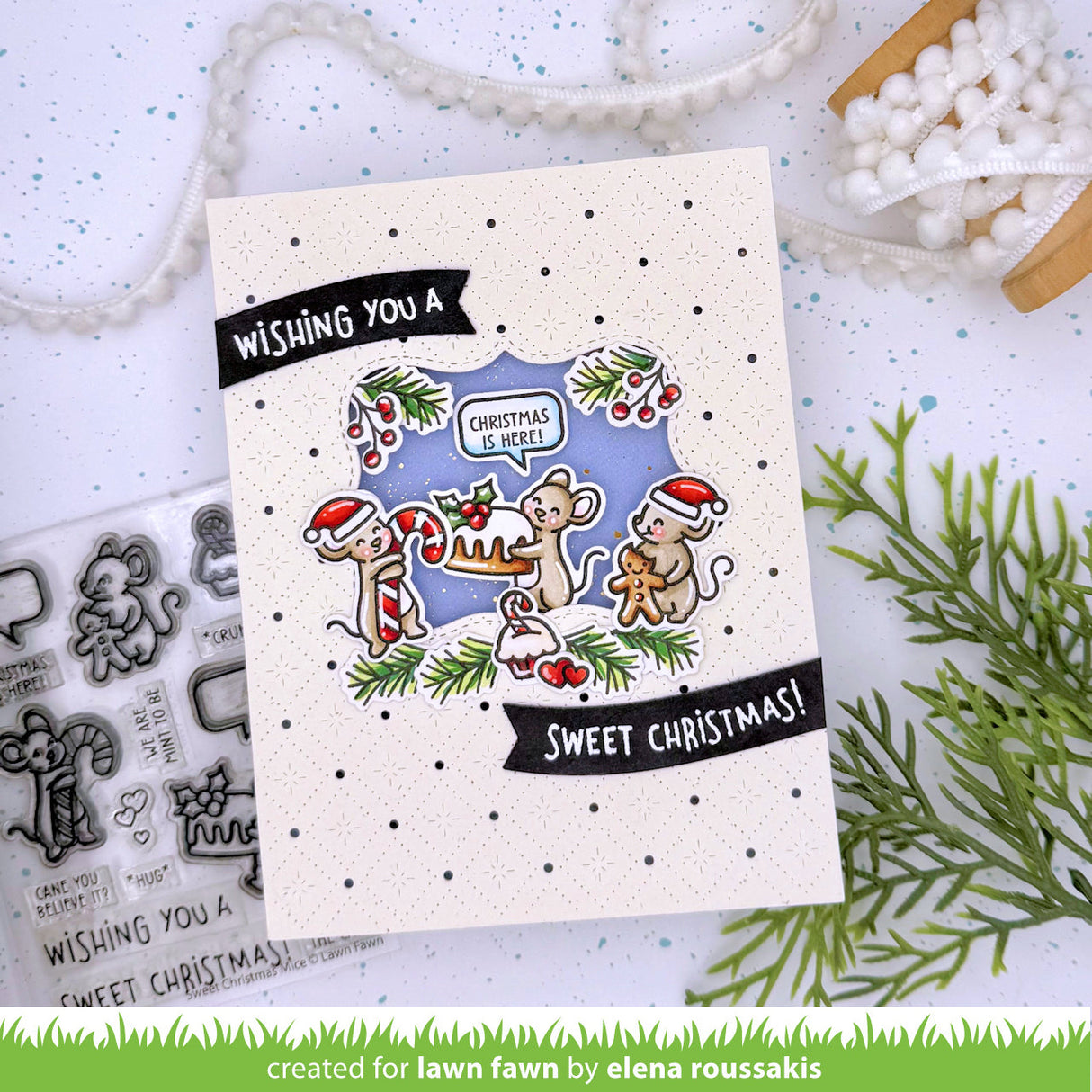 center picture window card holiday add-on