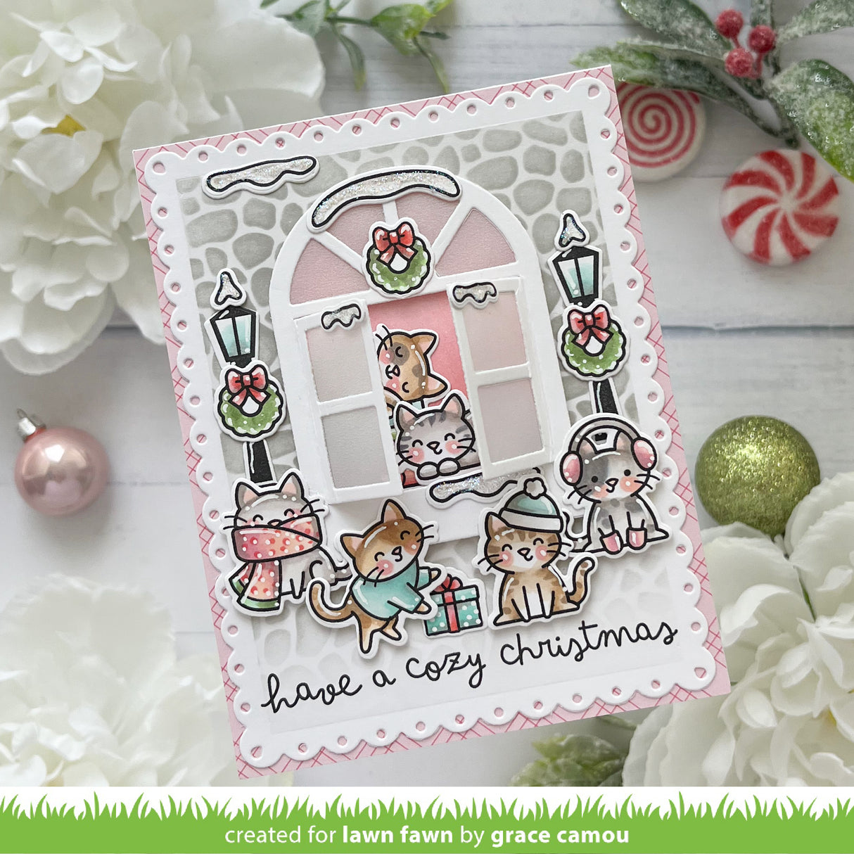 cozy cats christmas add-on