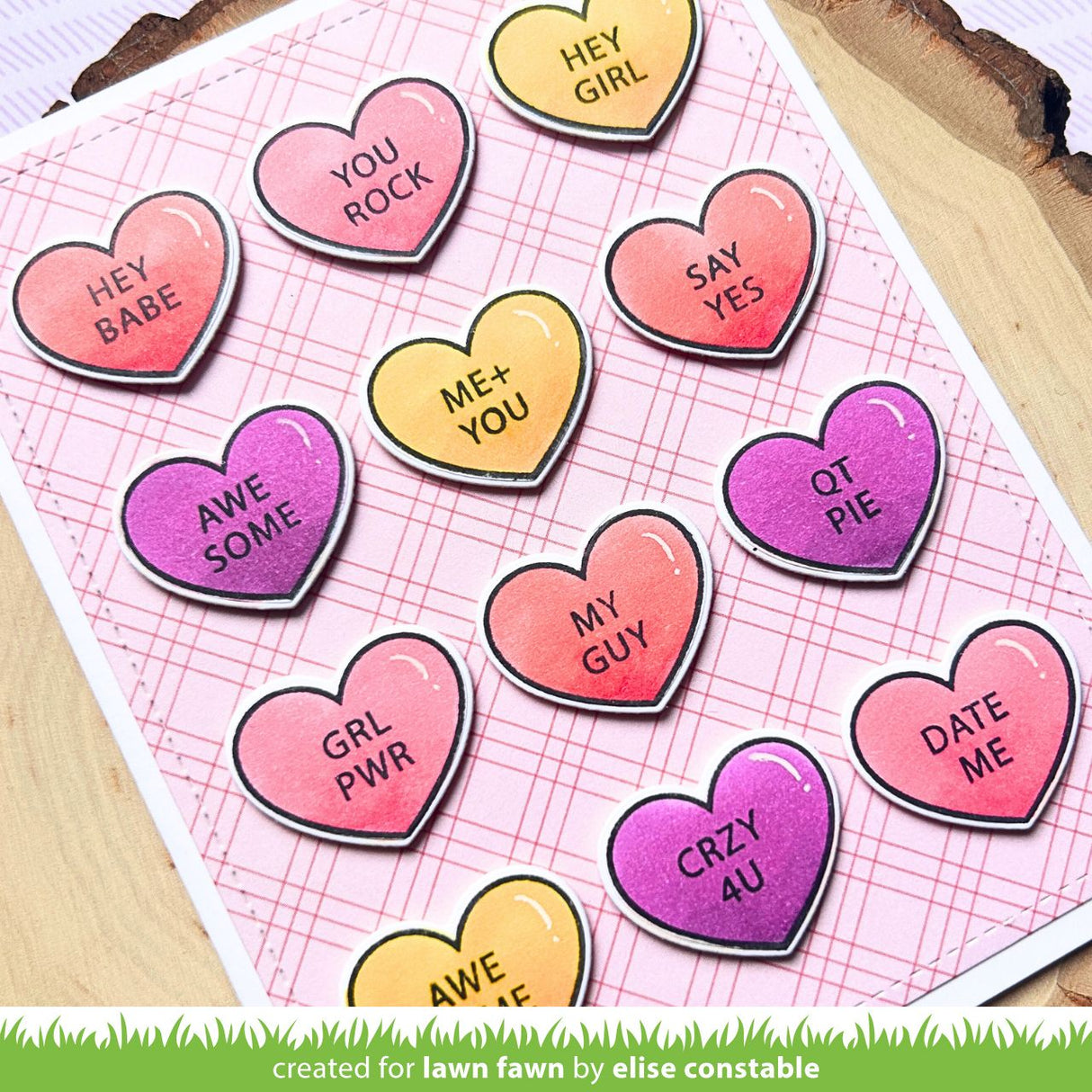critter conversation hearts
