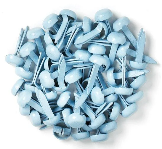 doodlebug mini brads - bubble blue