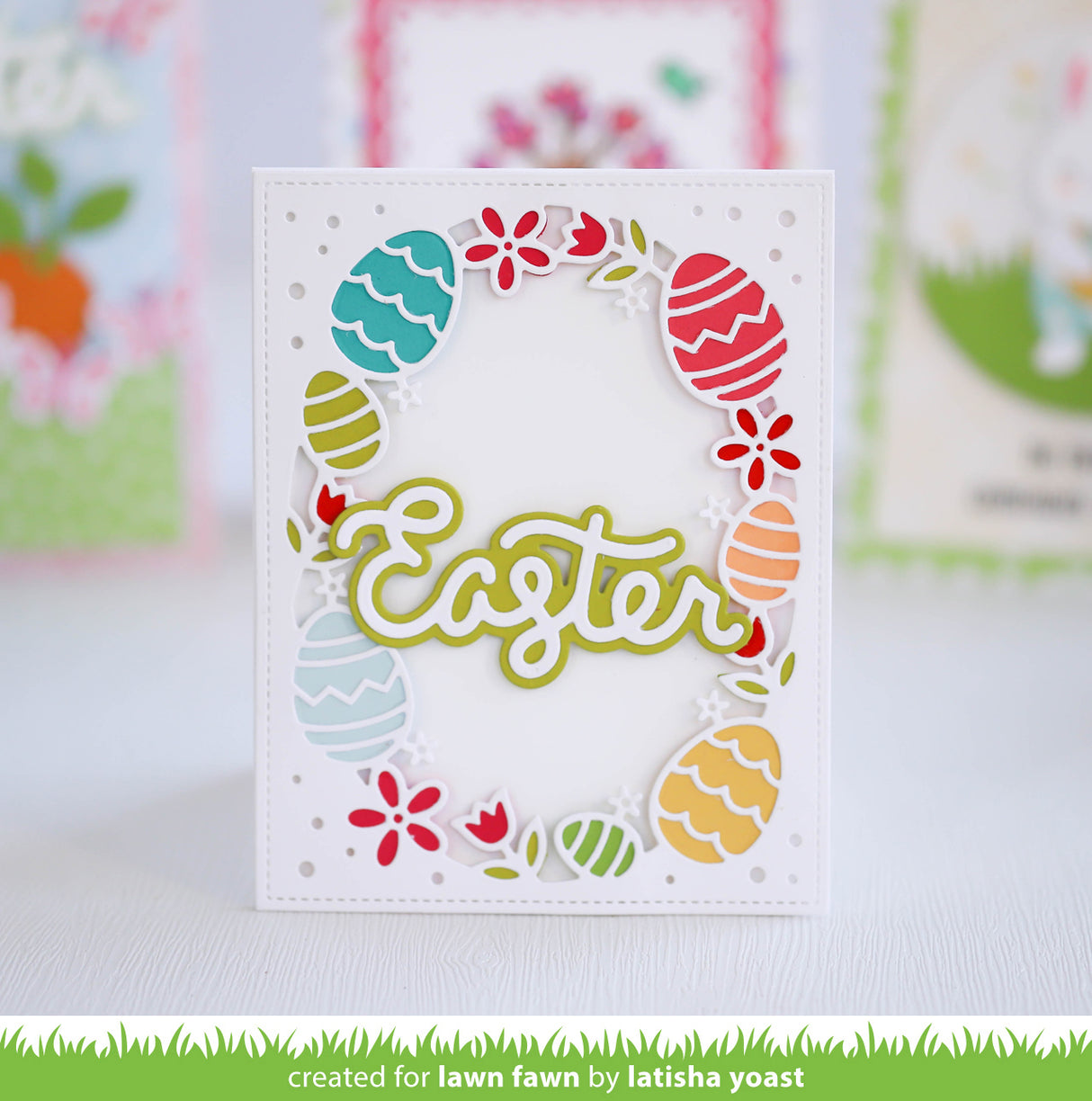 easter egg backdrop