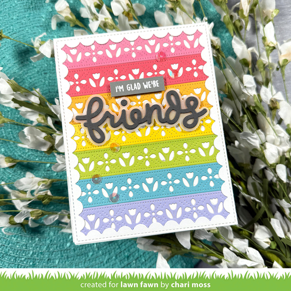 folksy tulip border