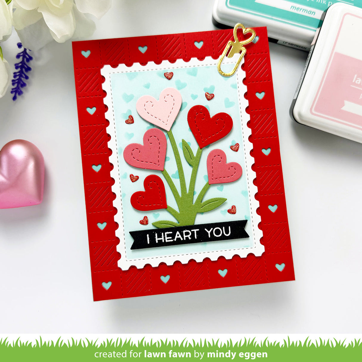 postage rectangle stackables stencils