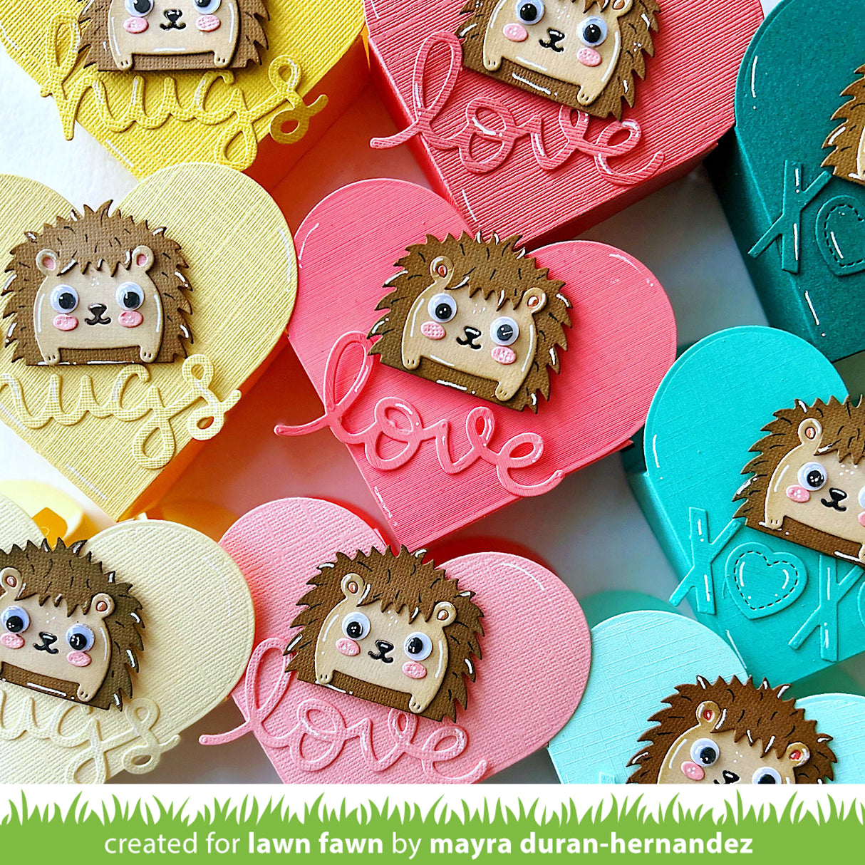 tiny gift box hedgehog add-on