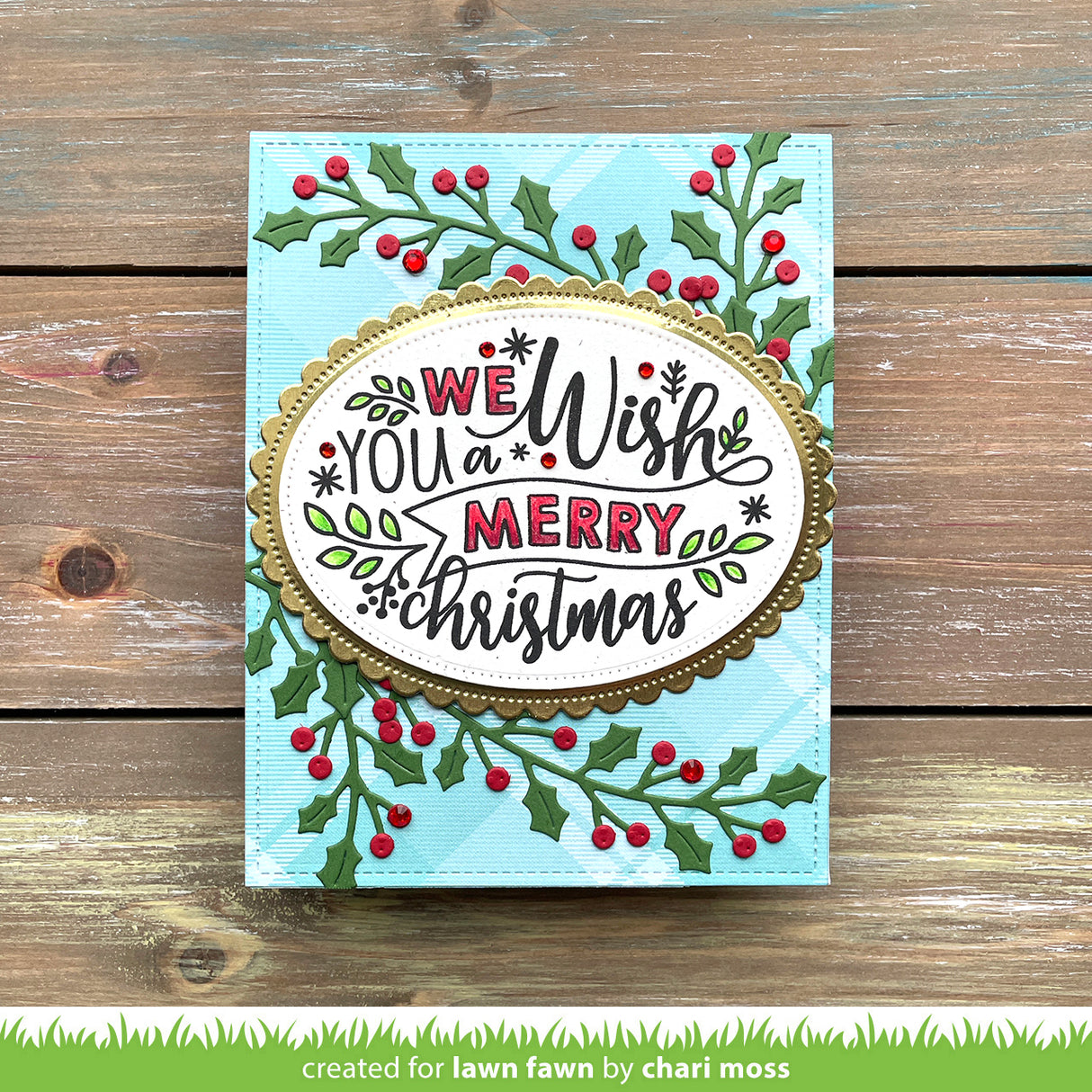 holly leaves border
