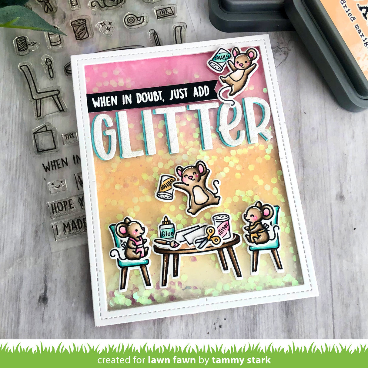 just add glitter