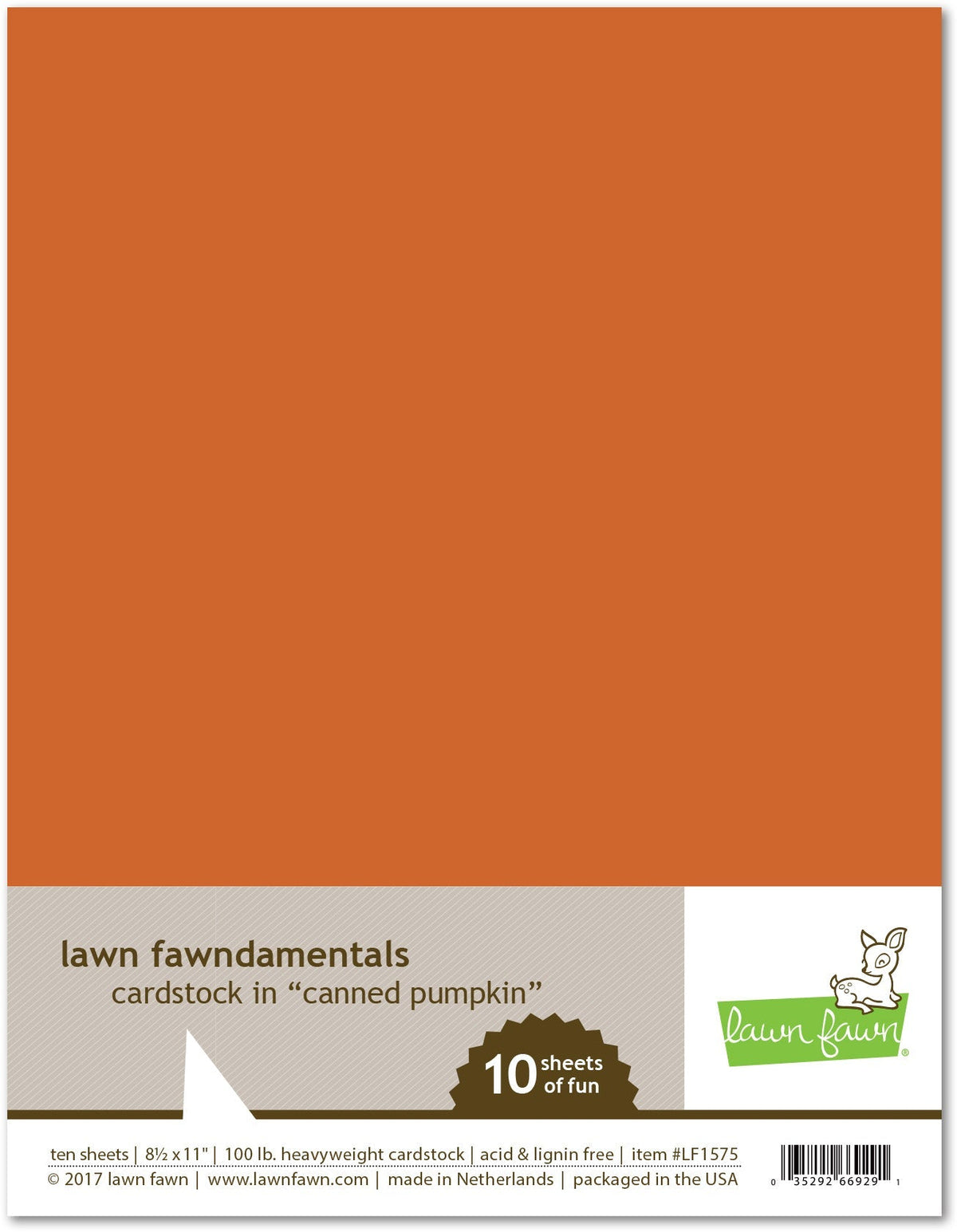 canned pumpkin cardstock