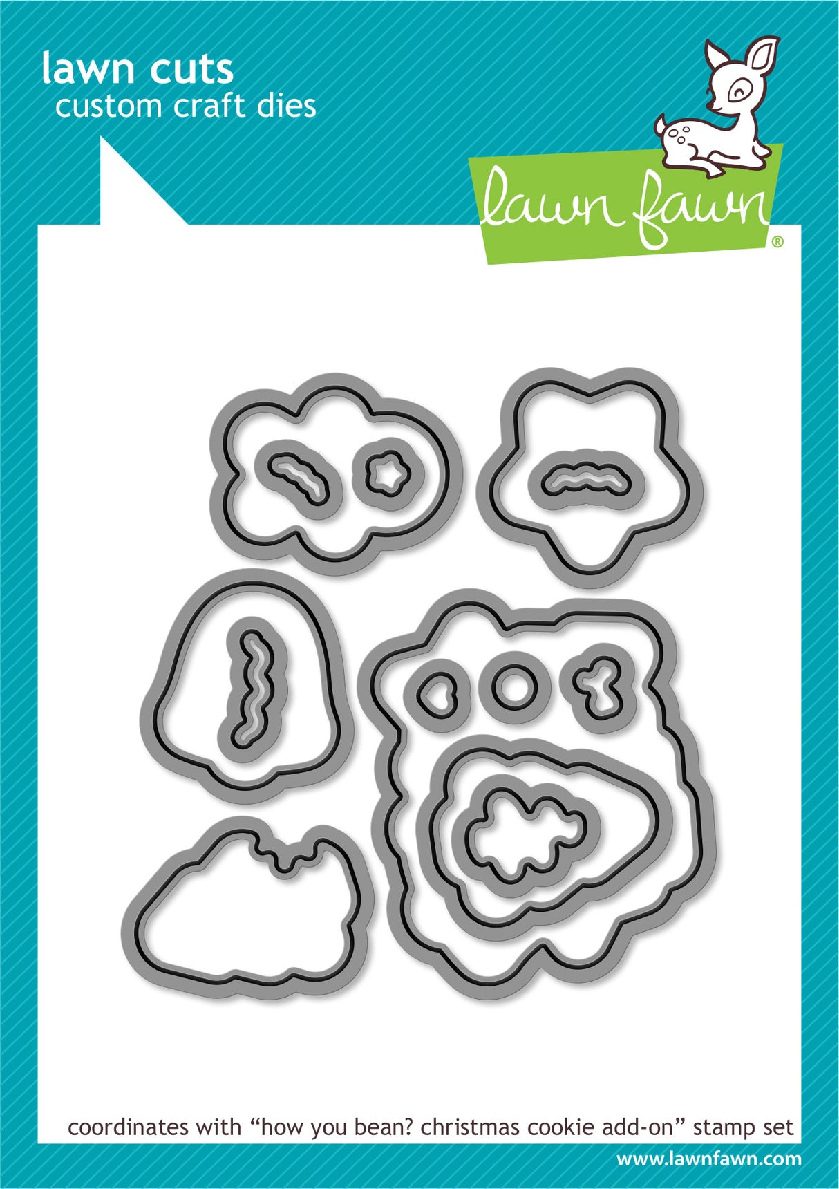 how you bean? christmas cookie add-on lawn cuts