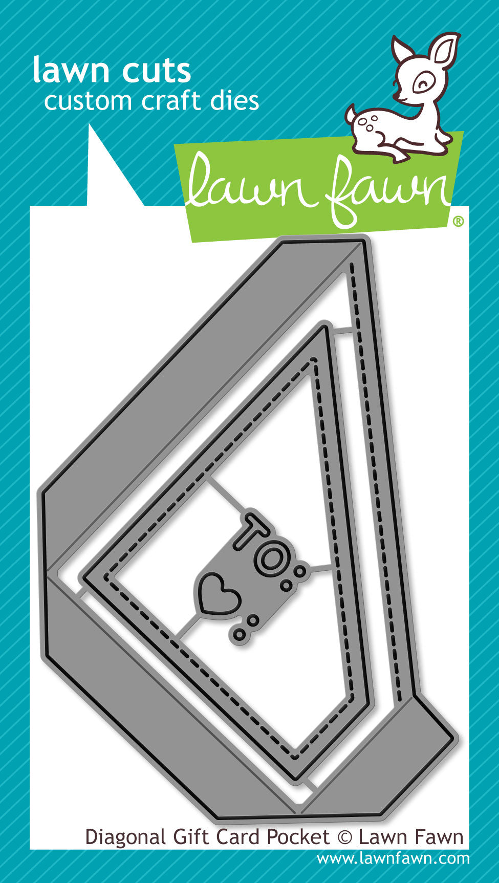 diagonal gift card pocket