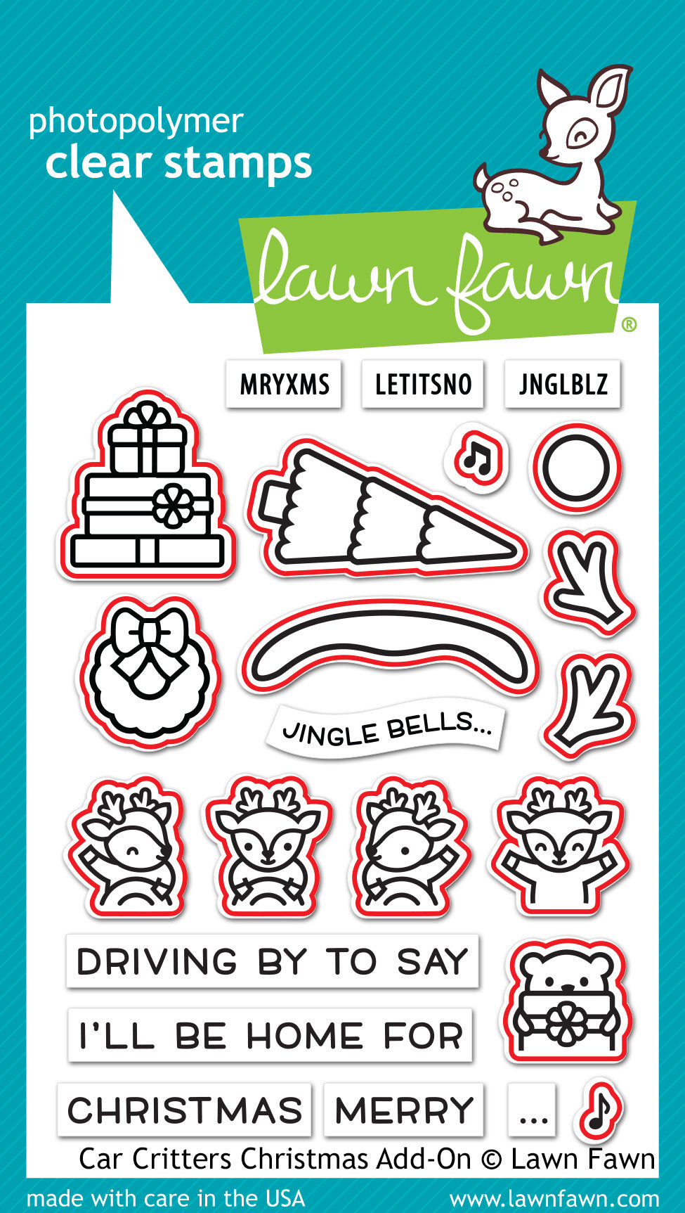 car critters christmas add-on lawn cuts