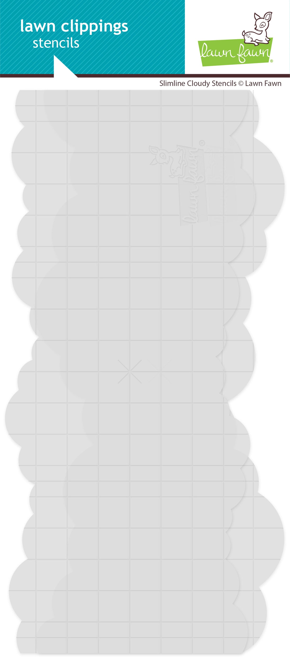 slimline cloudy stencils