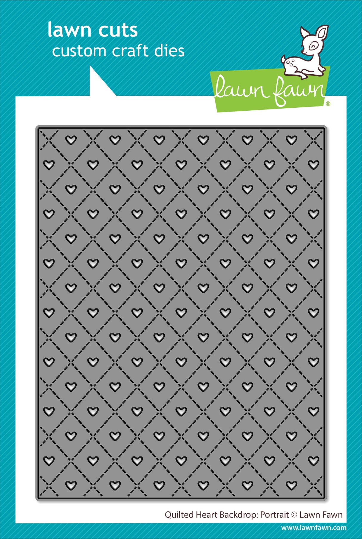 quilted heart backdrop: portrait