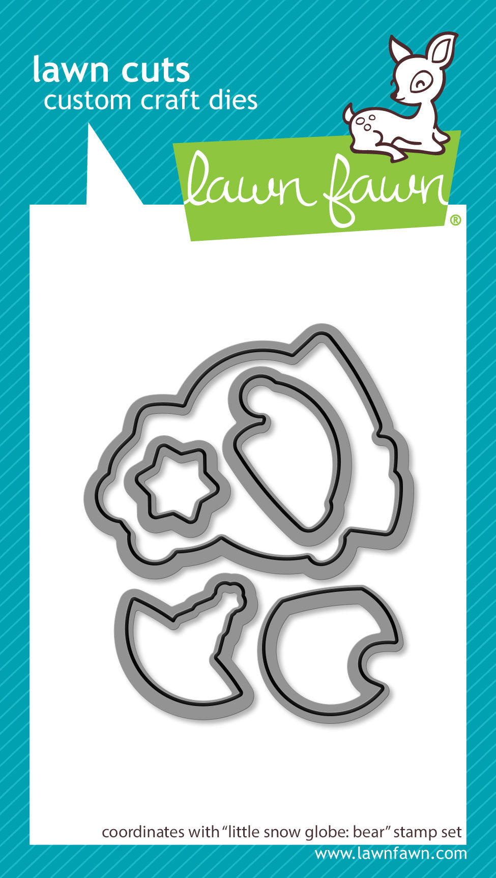 little snow globe: bear lawn cuts