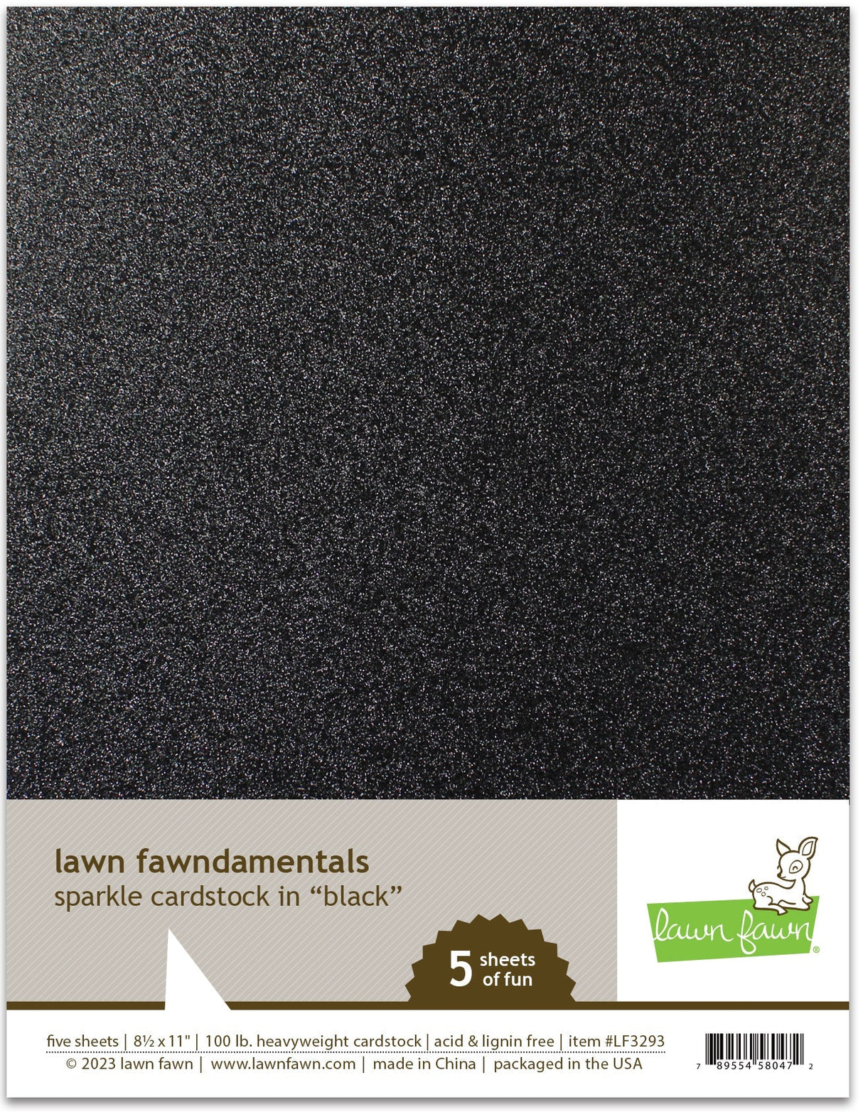 sparkle cardstock - black