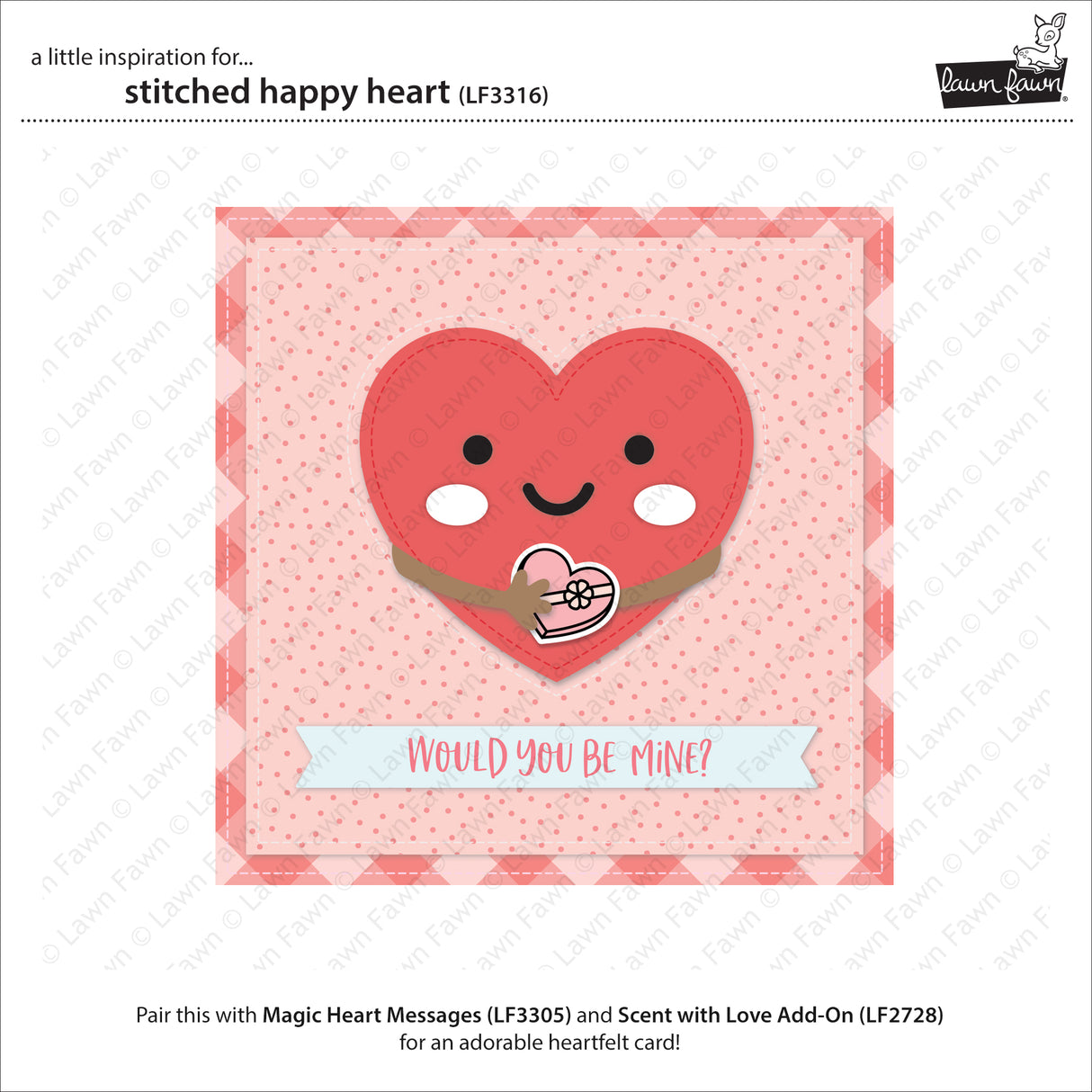 stitched happy heart