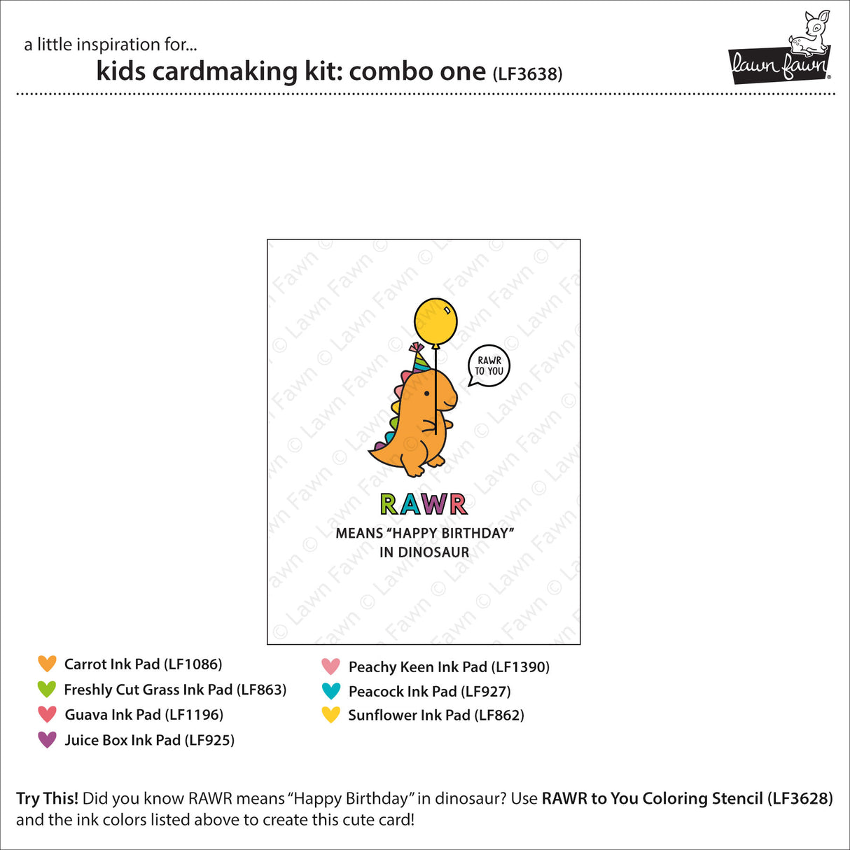 kids cardmaking kit: combo one
