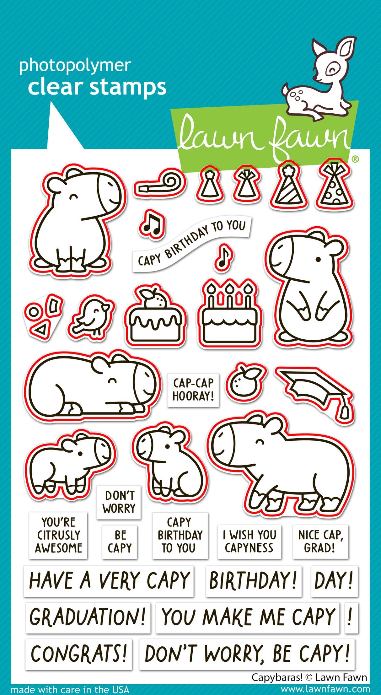 capybaras! lawn cuts