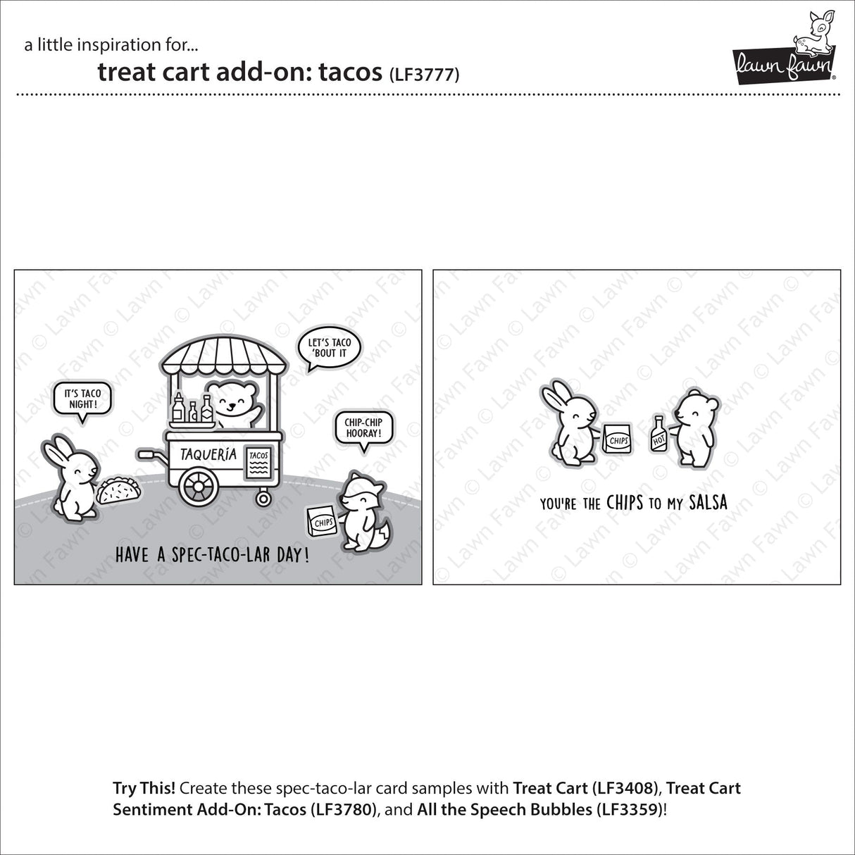 treat cart add-on: tacos
