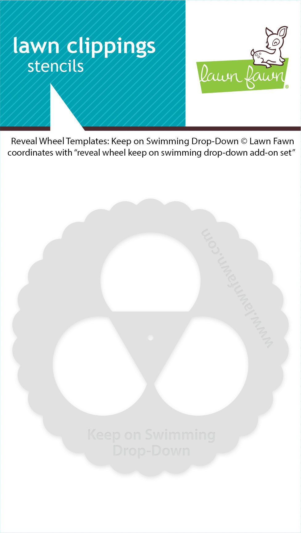 reveal wheel templates: keep on swimming drop-down