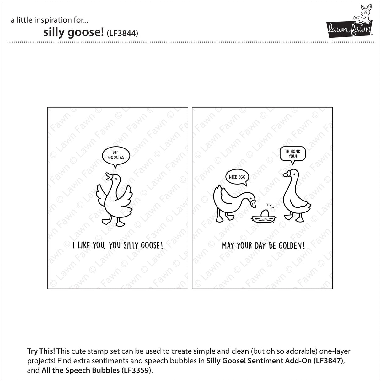 silly goose!