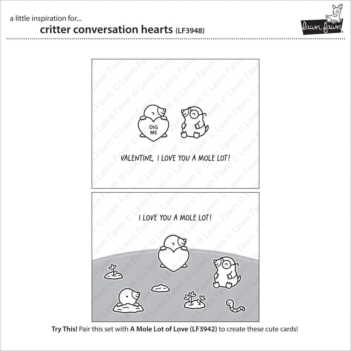 critter conversation hearts