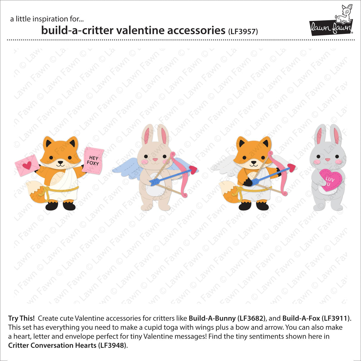 build-a-critter valentine accessories