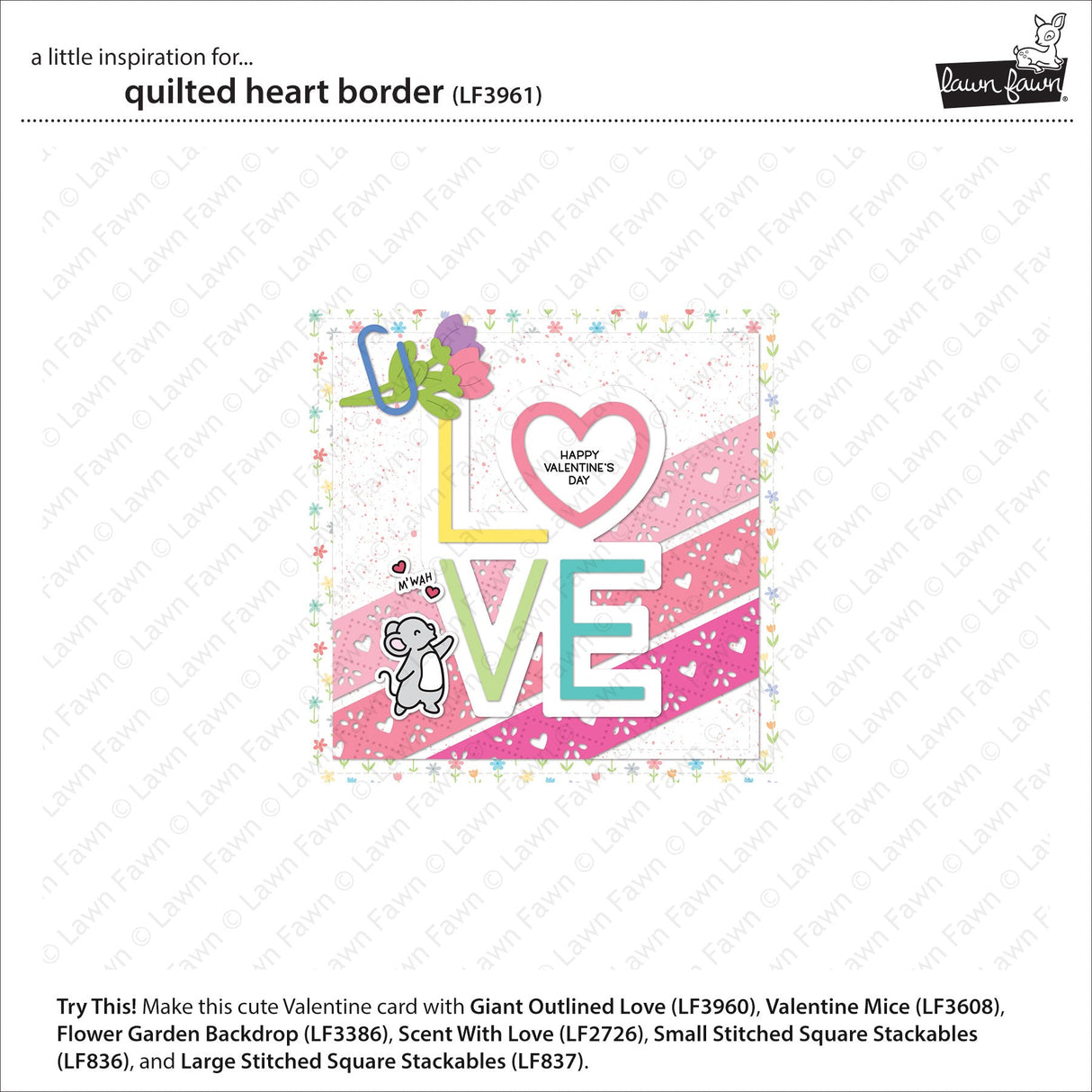 quilted heart border