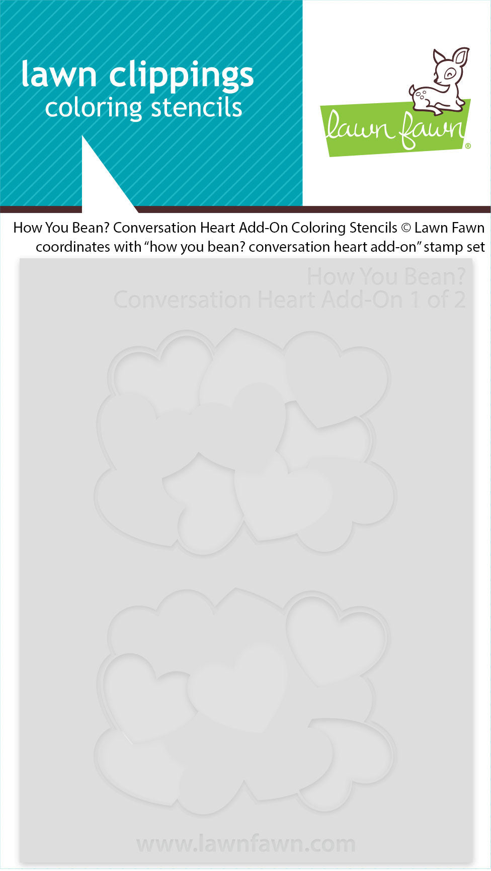 how you bean? conversation heart add-on coloring stencils
