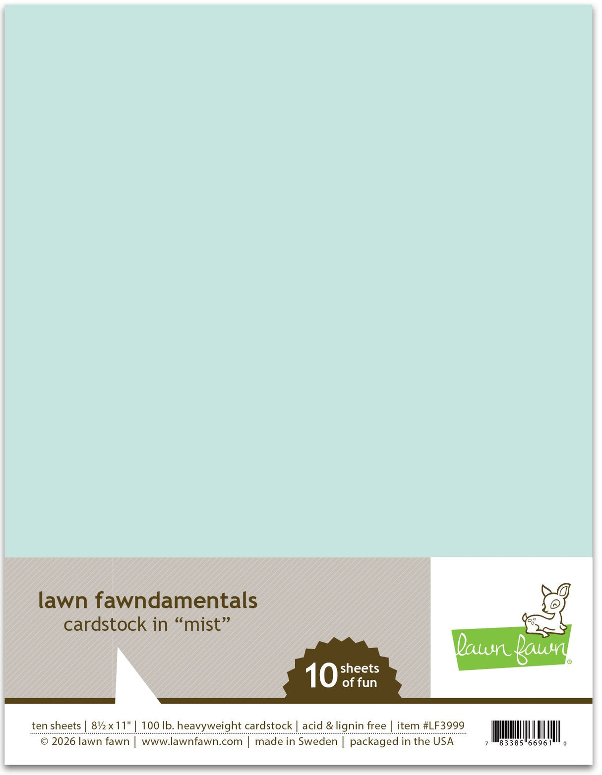 mist cardstock