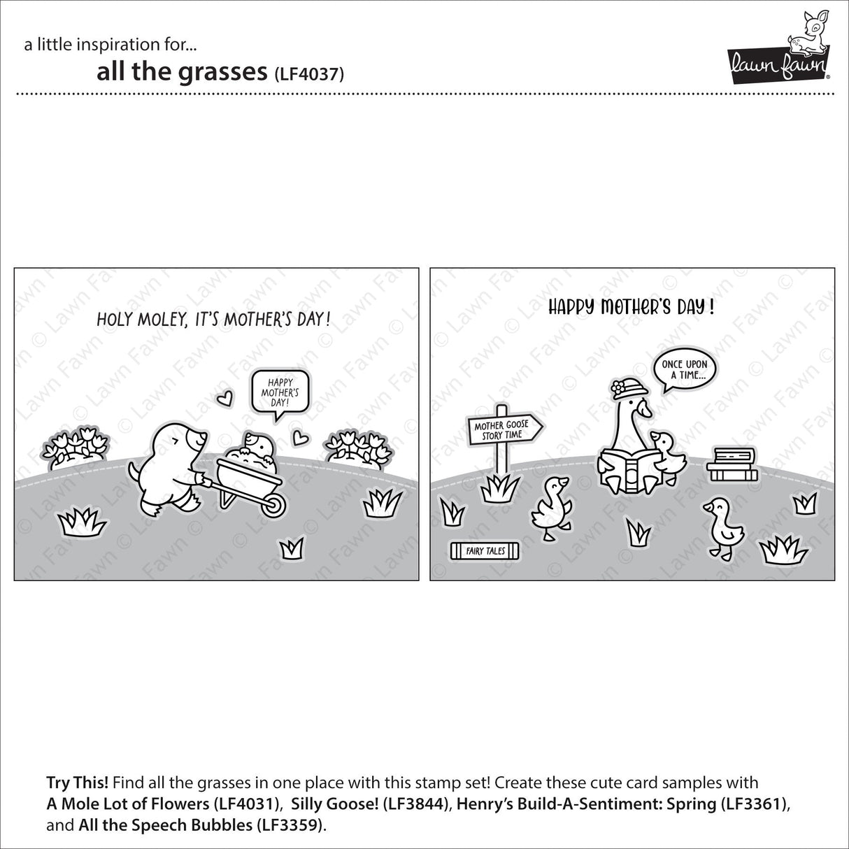 all the grasses