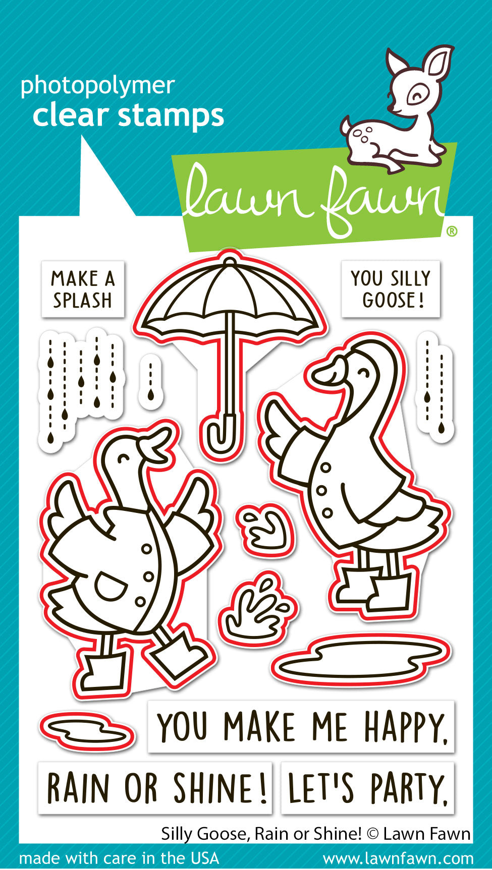 silly goose, rain or shine! lawn cuts