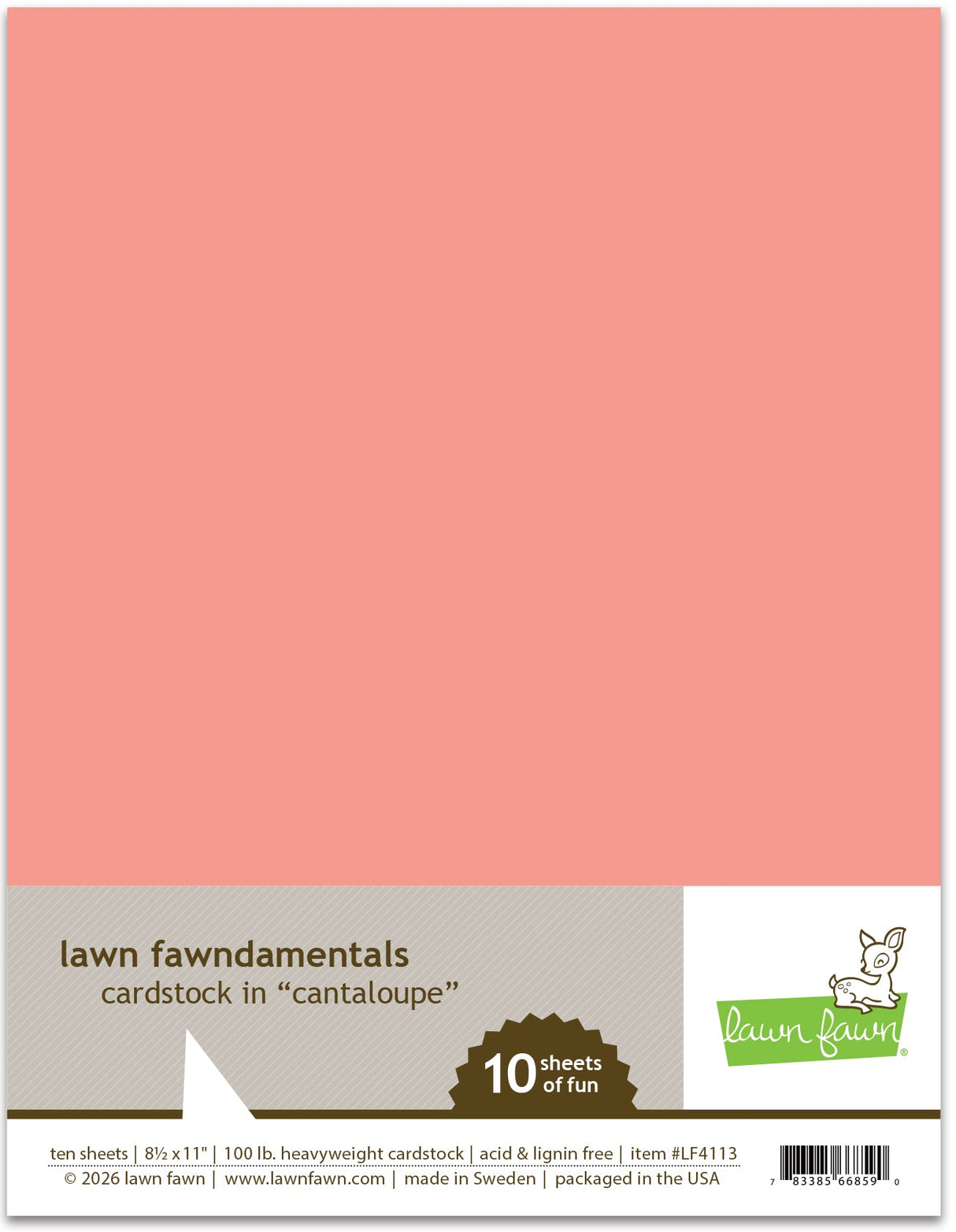 cantaloupe cardstock