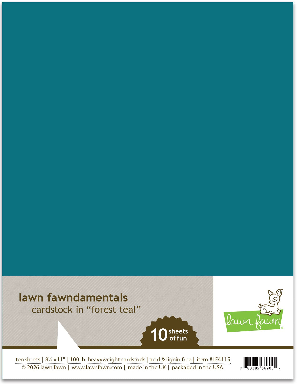 forest teal cardstock