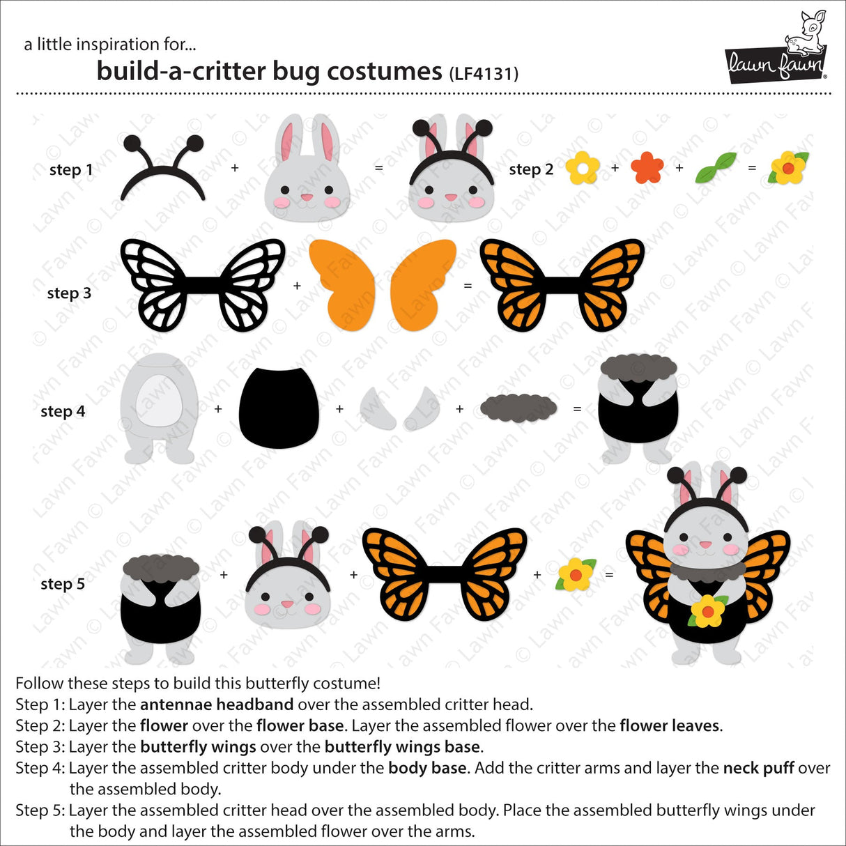build-a-critter bug costumes