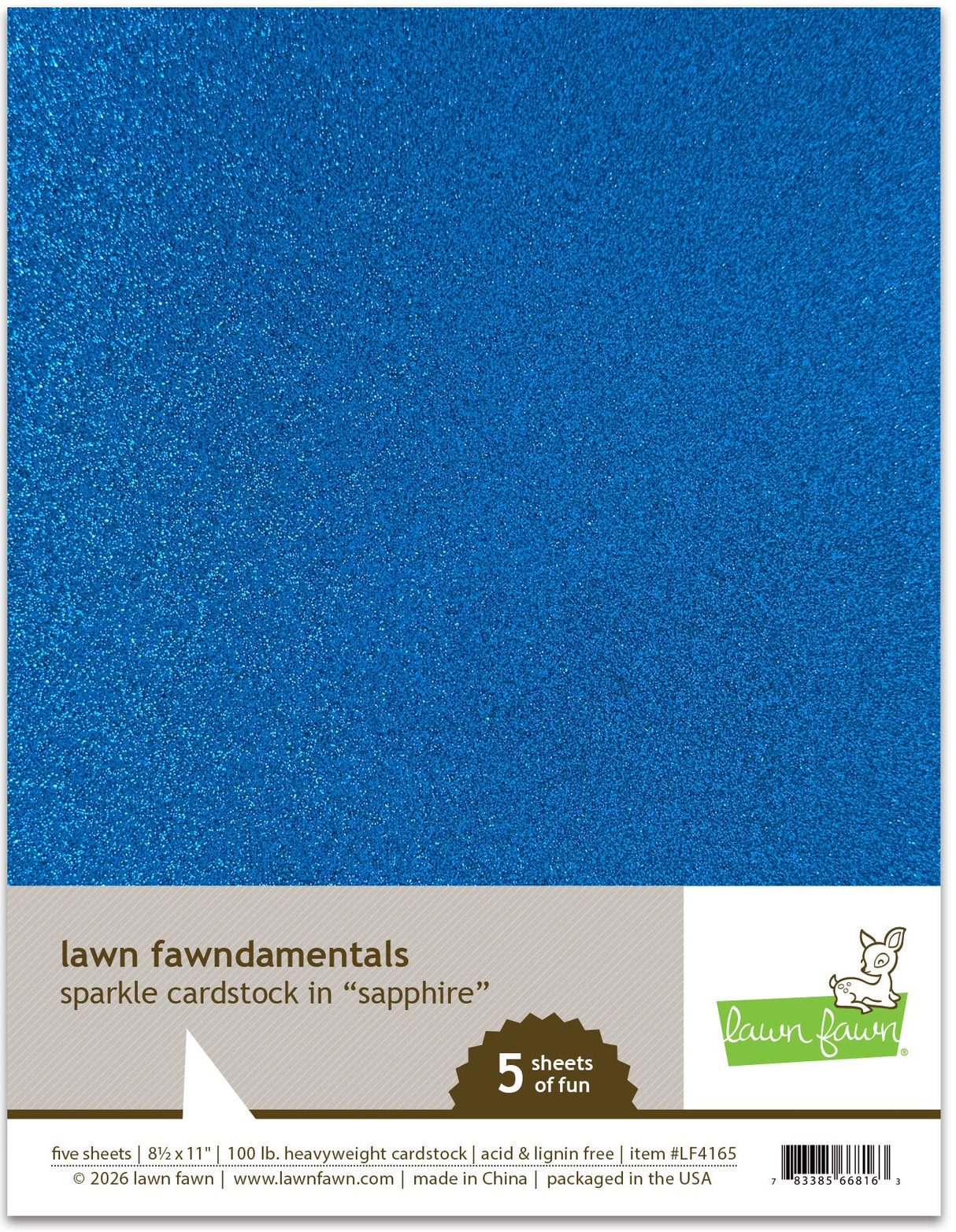 sparkle cardstock - sapphire