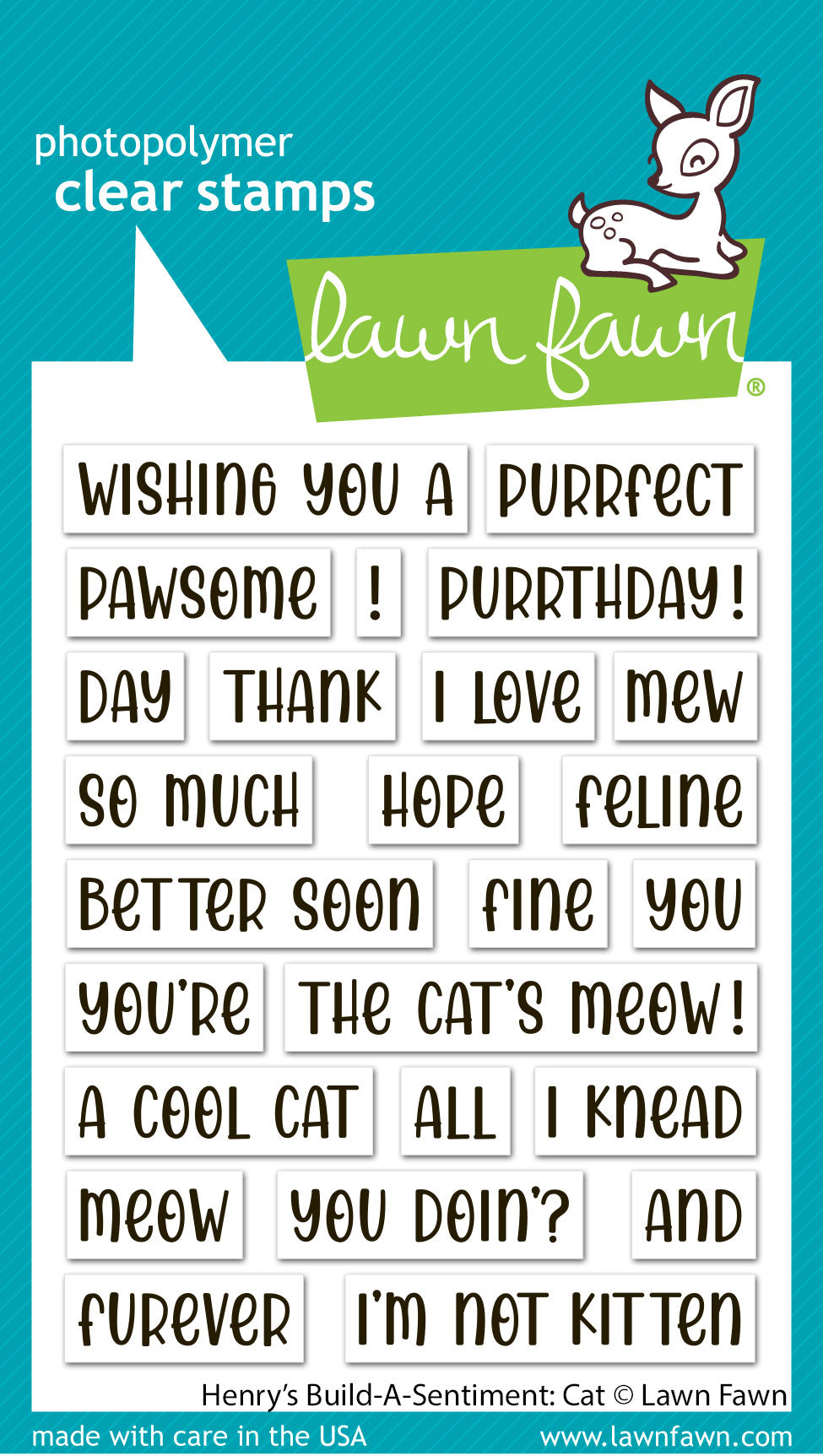 henry's build-a-sentiment: cat