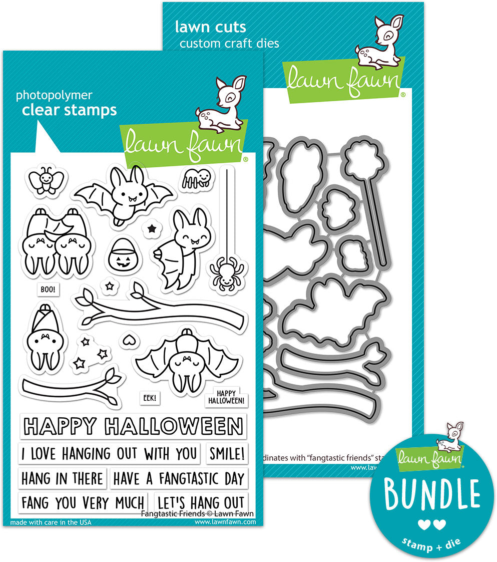 fangtastic friends (stamp+die bundle)