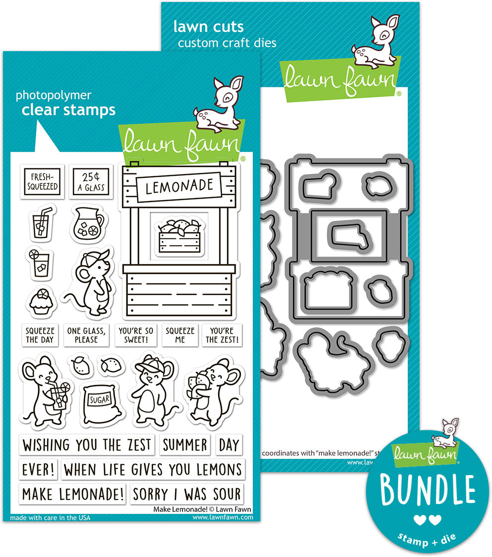 make lemonade! (stamp+die bundle)