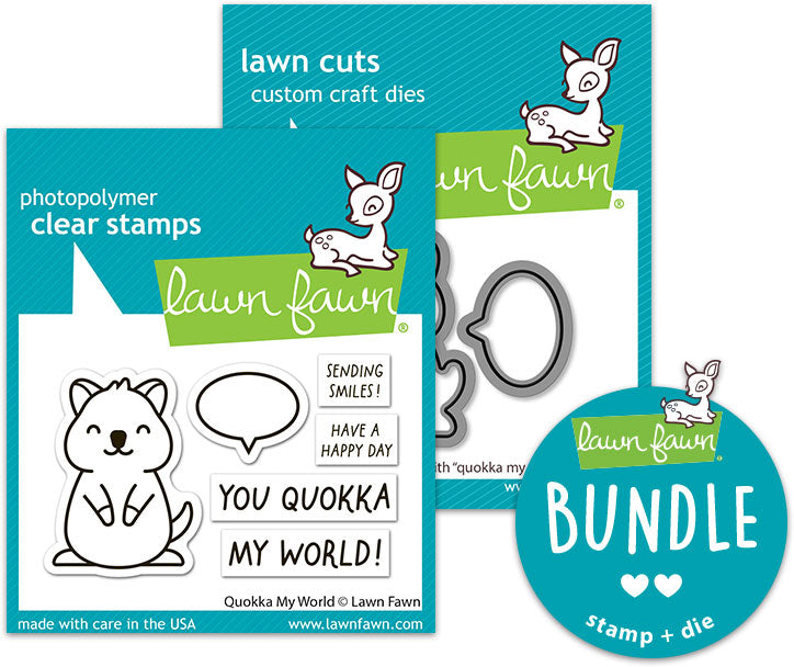quokka my world (stamp+die bundle)