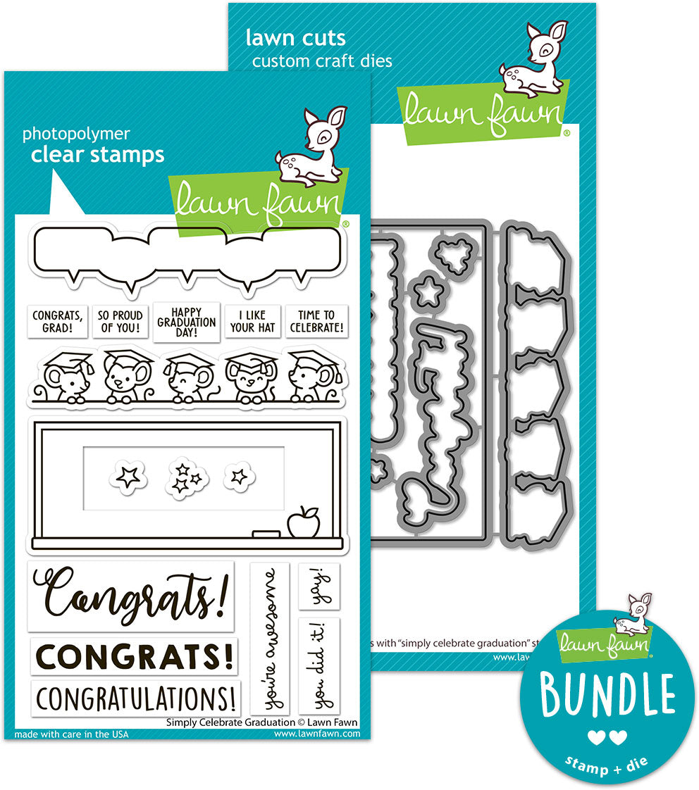 simply celebrate graduation (stamp+die bundle)