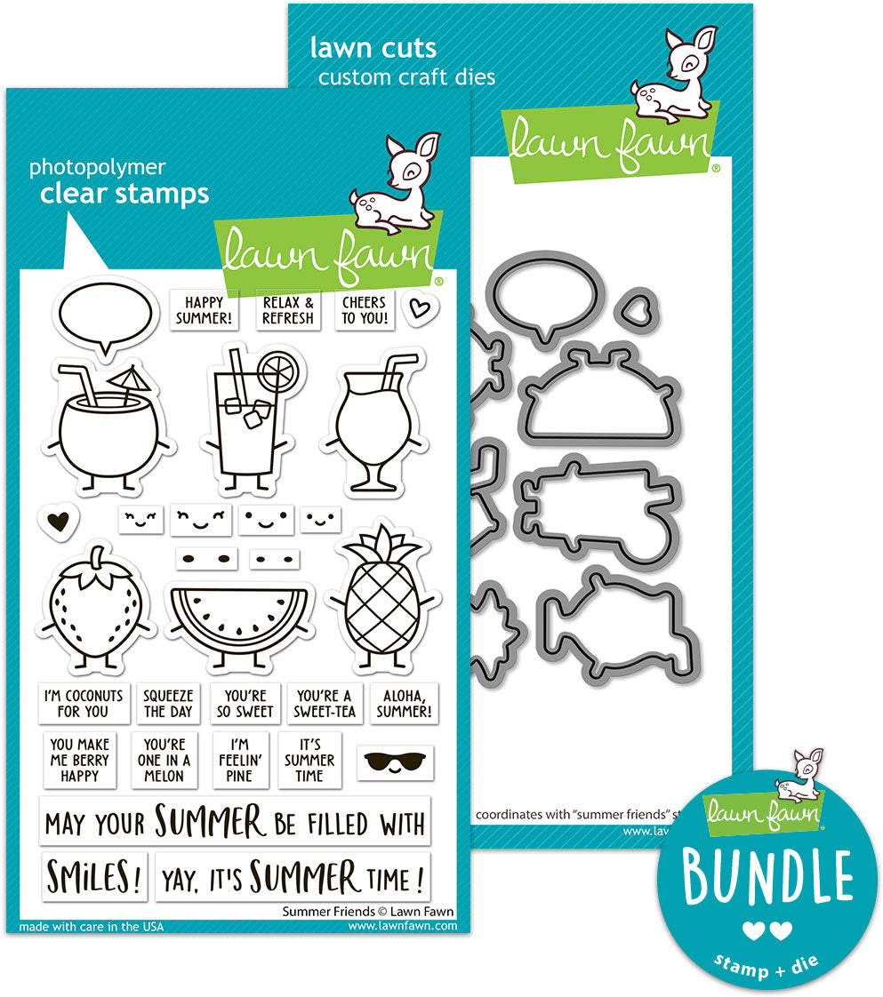 summer friends bundle (stamp+die bundle)