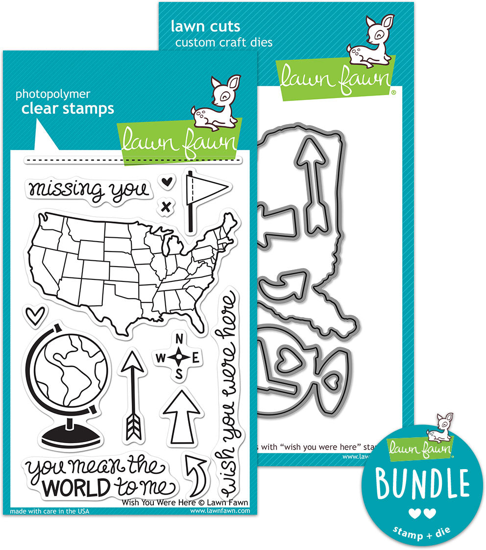 wish you were here (stamp+die bundle)
