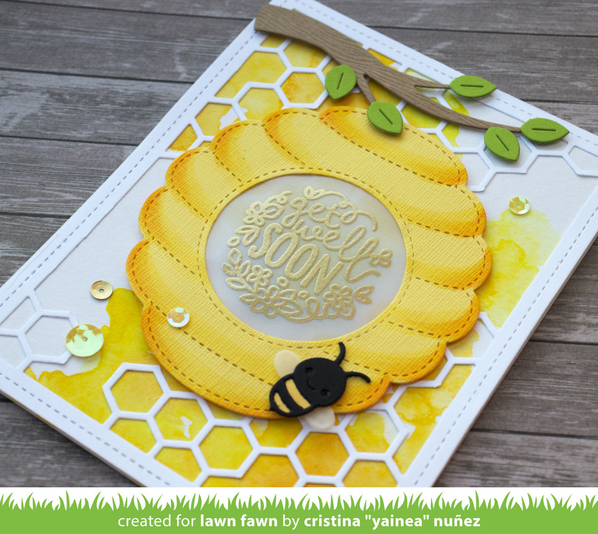 honeycomb backdrop
