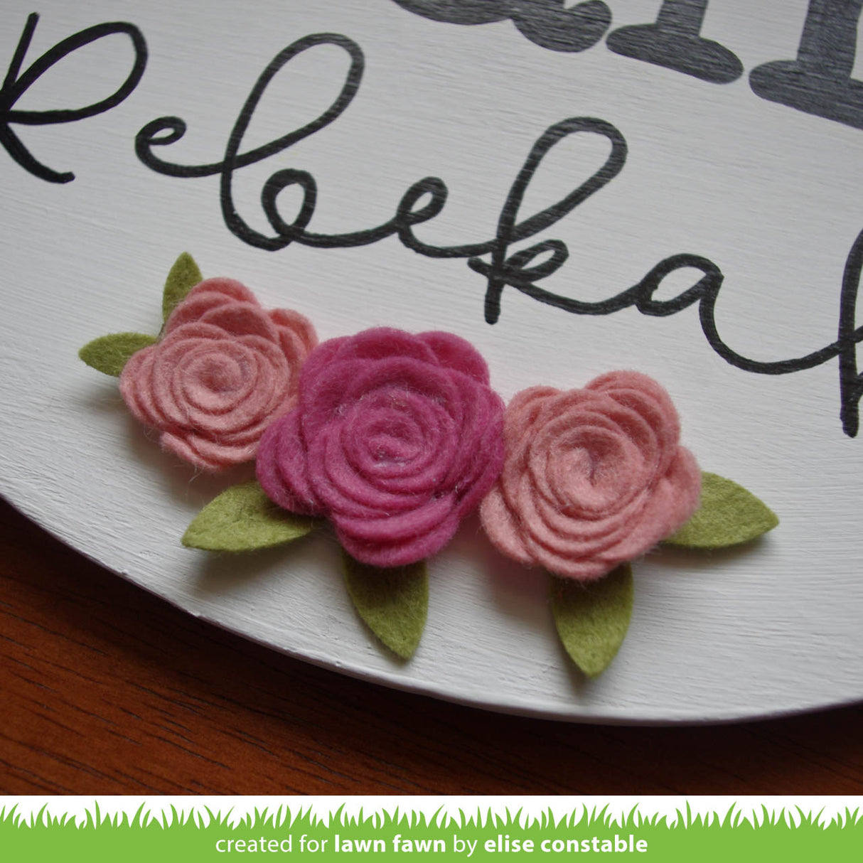 rolled roses