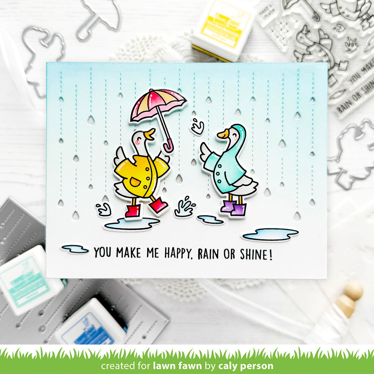 silly goose, rain or shine!