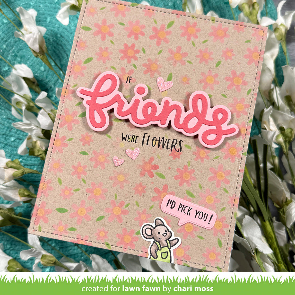 spring flowers stencils
