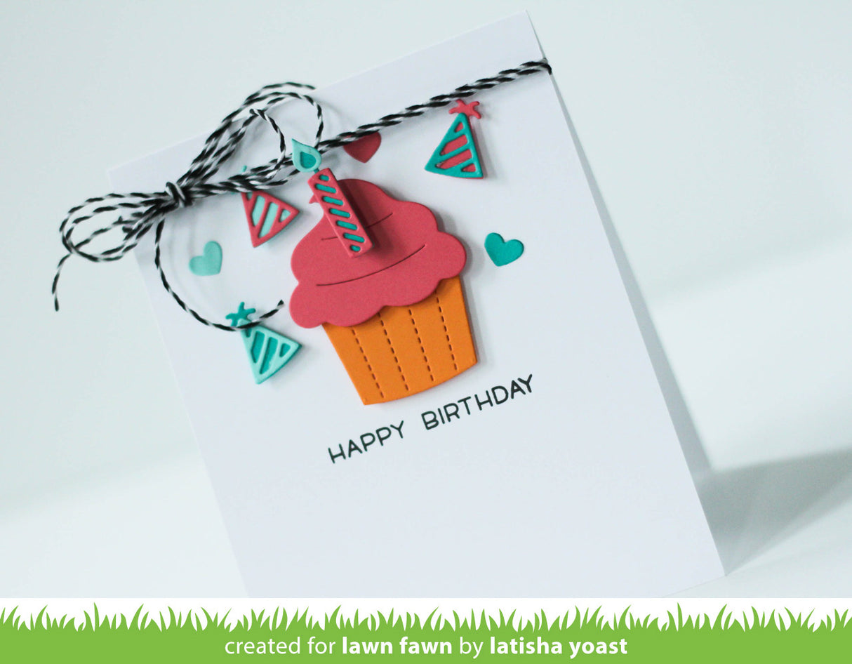 stitched cupcake