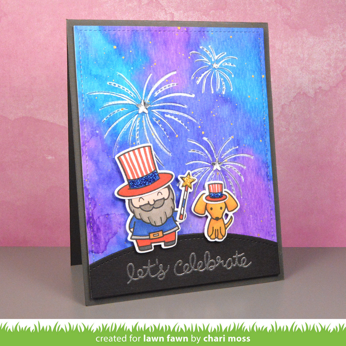 stitched fireworks